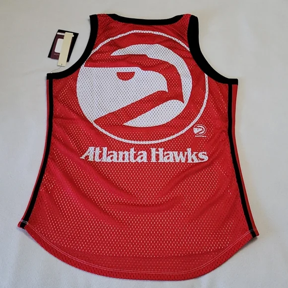 NEW Atlanta Hawks Tank Top NBA Sleeveless Sport Mesh Cool Net GIII 4Her Women XL - Picture 5 of 14